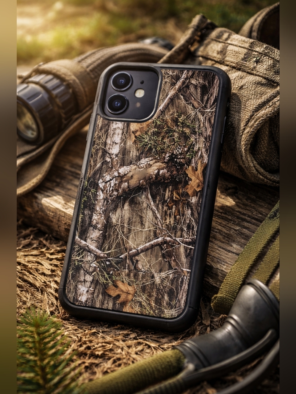 iPhone 11 Camo Phone Case Mossy Oak Style Protective Cover Rugged NWT